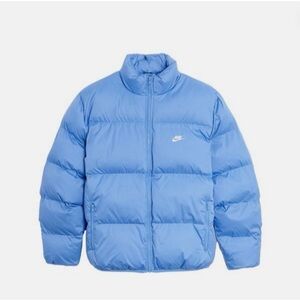 Nike Light Blue Quilted Jacket puffer